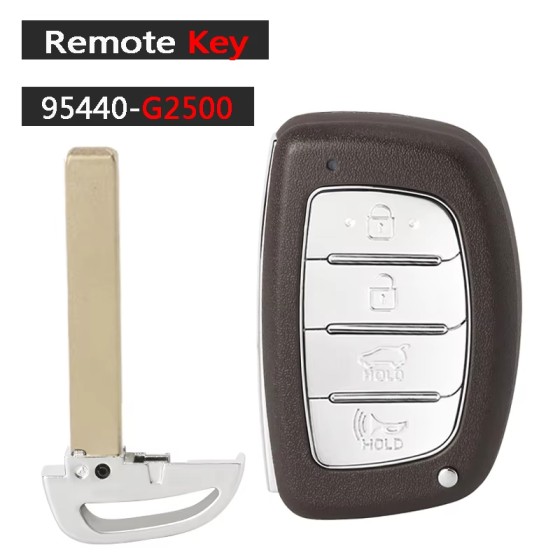 2020-2021 Hyundai Ioniq / 4-Button 433Mhz 47 Chip Smart Key / PN: 95440-G2500 / TQ8-FOB-4F11 (AE PE) (AFTERMARKET)